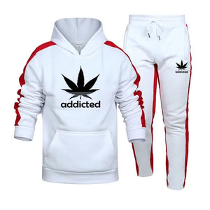 Men's Addicted Hoodies And Sweatpants Set