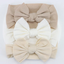 Load image into Gallery viewer, 3Pcs/Lot Knit Baby Headband Bow Set
