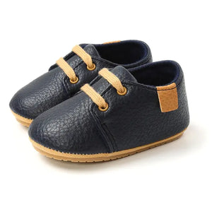 Baby Multicolor Retro Leather Shoes