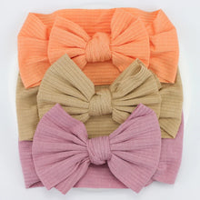 Load image into Gallery viewer, 3Pcs/Lot Knit Baby Headband Bow Set
