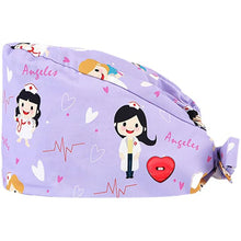 Load image into Gallery viewer, Cartoon Printed Nurse Hat 3 Pcs
