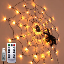 Load image into Gallery viewer, LED Spider Web Halloween Light for Indoor Decor
