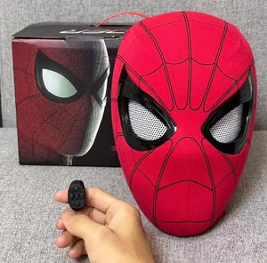 Halloween Spider-Man Cosplay Moving Eyes Mask