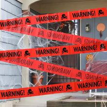 Load image into Gallery viewer, Halloween Warning Caution Tape Decoration - 2 Pcs
