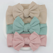 Load image into Gallery viewer, 3Pcs/Lot Knit Baby Headband Bow Set
