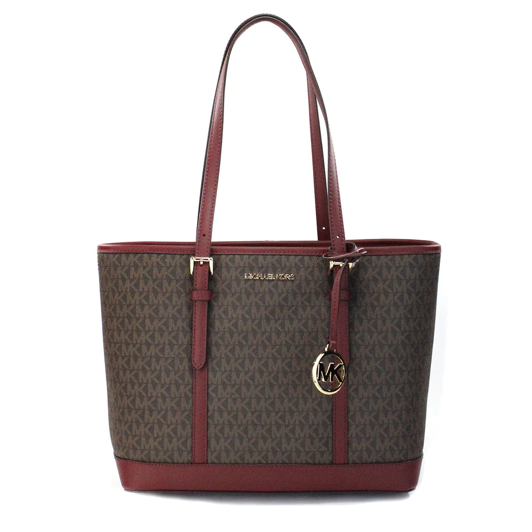 Michael Kors Dark Cherry Shoulder Tote