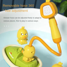 Load image into Gallery viewer, Electric Duck Spray Baby Bath Toy Set
