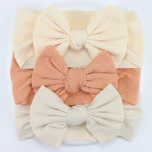 Load image into Gallery viewer, 3Pcs/Lot Knit Baby Headband Bow Set
