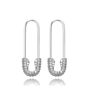 Diamond Pin Earrings