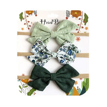 Load image into Gallery viewer, 3 Pieces/Set Cotton Nylon Headbands
