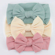 Load image into Gallery viewer, 3Pcs/Lot Knit Baby Headband Bow Set
