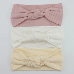 3Pcs/Lot Knit Baby Headband Bow Set