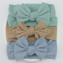 Load image into Gallery viewer, 3Pcs/Lot Knit Baby Headband Bow Set
