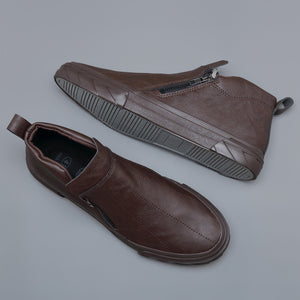 Men's Vulcanized Leather Loafer Shoes