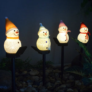 LED Snowman Lamps