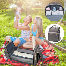 Load image into Gallery viewer, Baby Convertible Lightweight Diaper Bag
