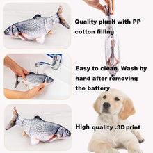 Load image into Gallery viewer, Pets Interactive Electronic Floppy Fish Toys
