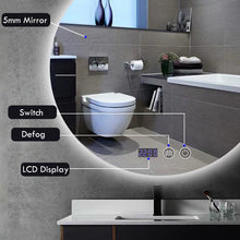 Load image into Gallery viewer, LED Bluetooth Bathroom Mirror
