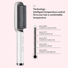 Load image into Gallery viewer, Multi-speed LCD Curling Iron Hairbrush
