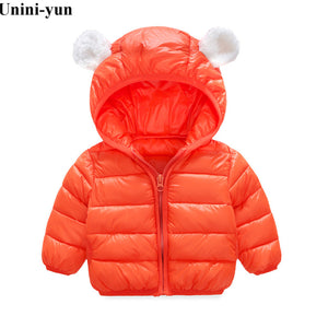 Kid's Parkas Down Outerwear Hooded Coat