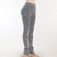 Load image into Gallery viewer, Casual Fleece Stripe Knitted Pants
