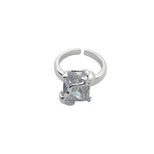 Load image into Gallery viewer, Square Zircon Ring
