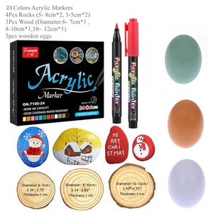 Acrylic Paint Pens with 36 Colors