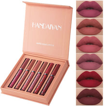 Load image into Gallery viewer, 6 Colors Fashion Liquid Lipstick Set
