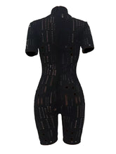 Load image into Gallery viewer, Short Sleeve Bodycon Jumpsuit
