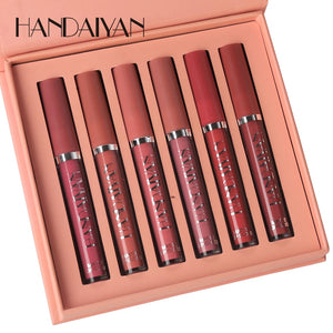 6 Colors Fashion Liquid Lipstick Set