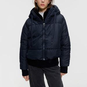 Cotton Padded Jacket Winter Hooded Parkas Women Casual Puffer Jacket