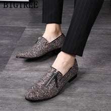 Load image into Gallery viewer, Men&#39;s Glitter Loafers
