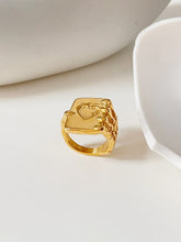 Load image into Gallery viewer, Gold Plated Magic Book Ring
