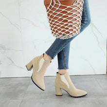 Load image into Gallery viewer, Faux Suede Ankle Boots
