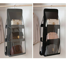 Load image into Gallery viewer, 6 Pocket Folding Hanging Handbag Storage Organizer
