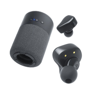 2-in-1 Mini Bluetooth Speaker & Headphones