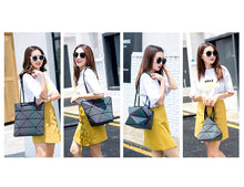 Load image into Gallery viewer, Luminous Geometric Ladies Tote Handbag
