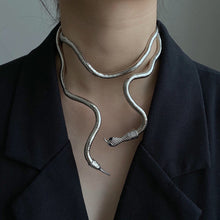 Load image into Gallery viewer, Soft Metal Snake Chain Necklace
