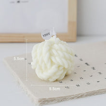 Load image into Gallery viewer, Creative Handmade Wool Ball Candle
