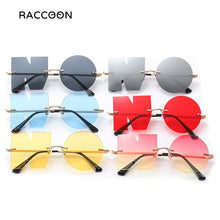 Load image into Gallery viewer, Rimless NO Letter Sunglasses
