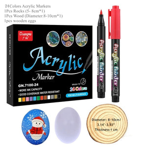 Acrylic Paint Pens with 36 Colors