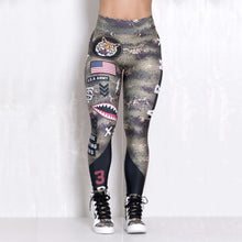 Load image into Gallery viewer, Armed Forces Print Leggings
