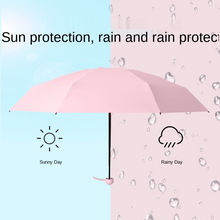 Load image into Gallery viewer, Compact Travel Mini Umbrella with Case
