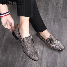 Load image into Gallery viewer, Men&#39;s Glitter Loafers
