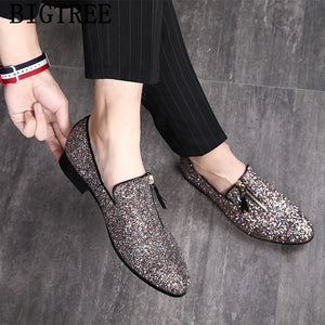 Men's Glitter Loafers