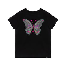 Load image into Gallery viewer, Little Girl&#39;s Studded Butterfly T-Shirt
