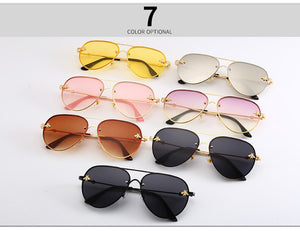 Luxury Bee Pilot Sunglasses