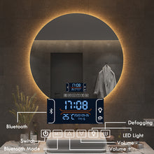 Load image into Gallery viewer, LED Bluetooth Bathroom Mirror
