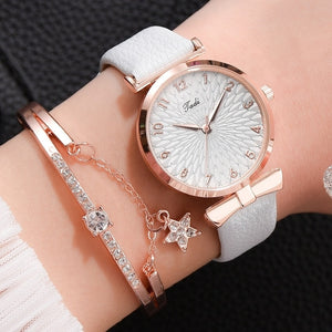 Luxury Magnetic Quartz Bracelet Watch Set