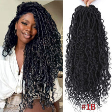 Load image into Gallery viewer, Goddess Faux Locs Hair Extensions
